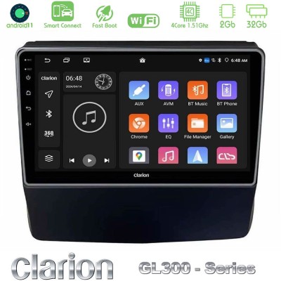 Clarion GL300 Series 4Core Android11 2+32GB Subaru Forester/Impreza 2018-2021 Navigation Multimedia Tablet 9