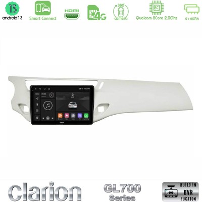 Clarion GL700 Series 8Core Android13 4+64GB Citroen C3 2009-2016 Navigation Multimedia Tablet 9