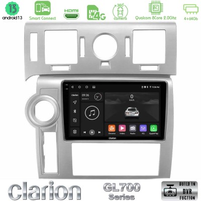 Clarion GL700 Series 8Core Android13 4+64GB Hummer H2 2008-2009 Navigation Multimedia Tablet 9