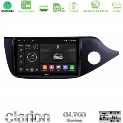 Clarion GL700 Series 8Core Android13 4+64GB Kia Cee’d/ProCeed 2013-2017 RHD Navigation Multimedia Tablet 9