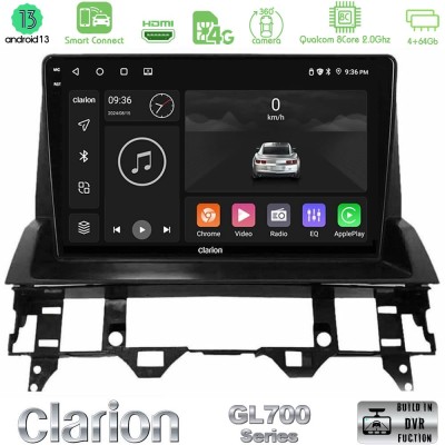 Clarion GL700 Series 8Core Android13 4+64GB Mazda6 2002-2006 Navigation Multimedia Tablet 9