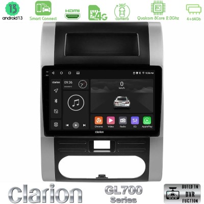 Clarion GL700 Series 8Core Android13 4+64GB Nissan X-Trail T31 Navigation Multimedia Tablet 10