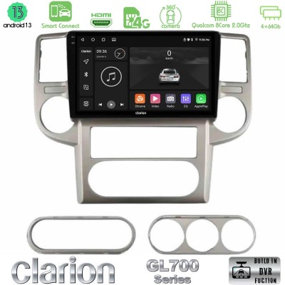 Clarion GL700 Series 8Core Android13 4+64GB Nissan X-Trail 2003-2007 Navigation Multimedia Tablet 10