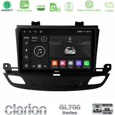 Clarion GL700 Series 8Core Android13 4+64GB Opel Insignia 2 2017-2020 Navigation Multimedia Tablet 9