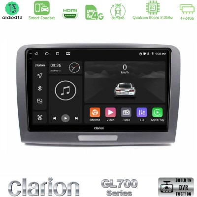 Clarion GL700 Series 8Core Android13 4+64GB Skoda Superb 2008-2015 Navigation Multimedia Tablet 9