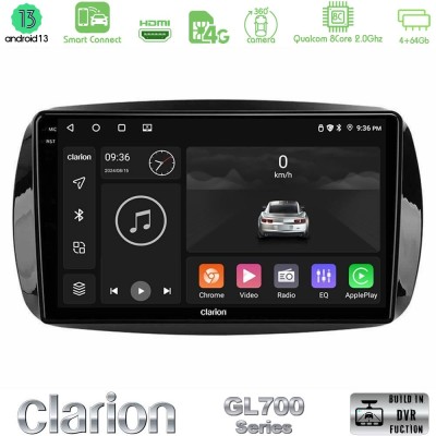 Clarion GL700 Series 8Core Android13 4+64GB Smart 453 Navigation Multimedia Tablet 9
