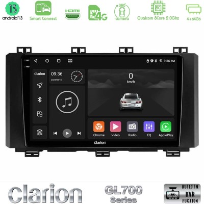 Clarion GL700 Series 8Core Android13 4+64GB Seat Ateca 2017-2021 Navigation Multimedia Tablet 9