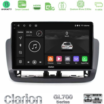 Clarion GL700 Series 8Core Android13 4+64GB Seat Ibiza 2012-2015 Navigation Multimedia Tablet 9