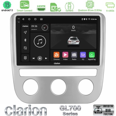 Clarion GL700 Series 8Core Android13 4+64GB VW Scirocco / Eos Navigation Multimedia Tablet 9