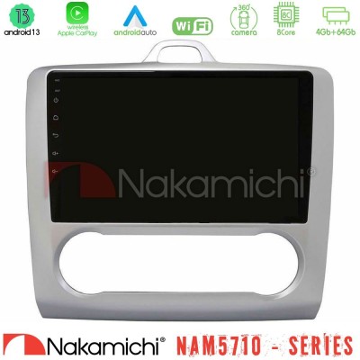 Nakamichi NAM5710 Series 8Core Android13 4+64GB  Ford Focus Auto AC Navigation Multimedia Tablet 9
