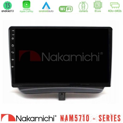 Nakamichi NAM5710 Series 8Core Android13 4+64GB  Ford Courier 2015-2023 Navigation Multimedia Tablet 9