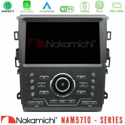 Nakamichi NAM5710 Series 8Core Android13 4+64GB  Ford Mondeo 2014-2021 Navigation Multimedia Tablet 9