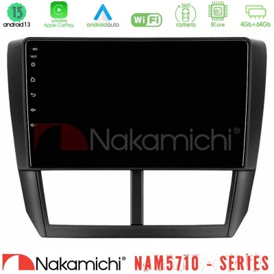 Nakamichi NAM5710 Series 8Core Android13 4+64GB  Subaru Forester Navigation Multimedia Tablet 9