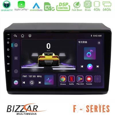 Bizzar F Series 8Core Android14 4+64GB  Fiat Ducato/Citroen Jumper/Peugeot Boxer Navigation Multimedia Tablet 9