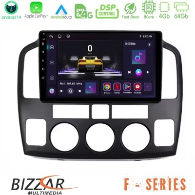 Bizzar F Series 8Core Android14 4+64GB  Suzuki Grand Vitara 2003-2005 Navigation Multimedia Tablet 9