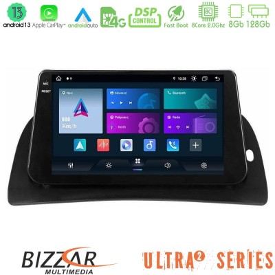 Bizzar Ultra Series Renault Kangoo 2013-2018/Nissan NV250 2019 - 2022 8Core Android13 8+128GB Navigation Multimedia Tablet 9