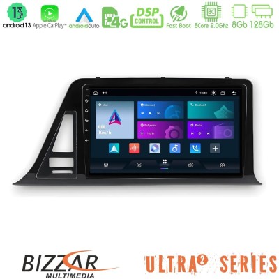 Bizzar Ultra Series Toyota CH-R RHD 8core Android13 8+128GB Navigation Multimedia Tablet 9