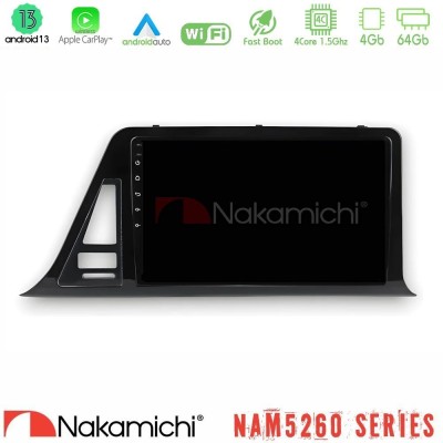 Nakamichi NAM5260 Series 4Core Android13 4+64GB Toyota CH-R RHD Navigation Multimedia Tablet 9