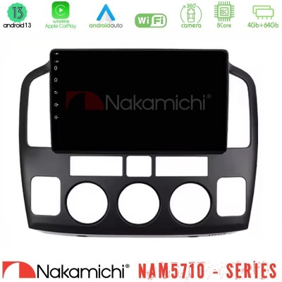 Nakamichi NAM5710 Series 8Core Android13 4+64GB  Suzuki Grand Vitara 2003-2005 Navigation Multimedia Tablet 9