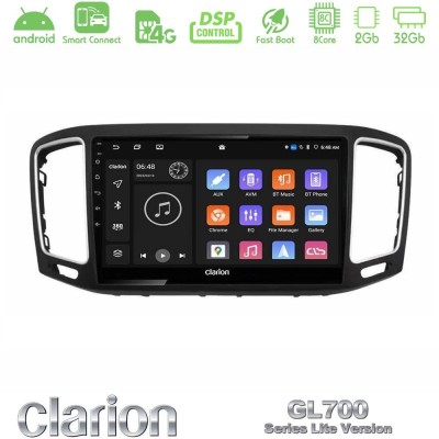 Clarion GL700 Lite Series 8Core Android ClarionOS 2+32GB VW Sharan 2010-2015 Navigation Multimedia Tablet 9