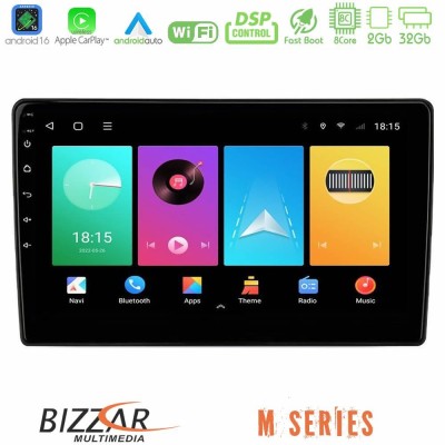 Bizzar M Series 8Core Android16 2+32GB Ford 2007~2014 Navigation Multimedia Tablet 9