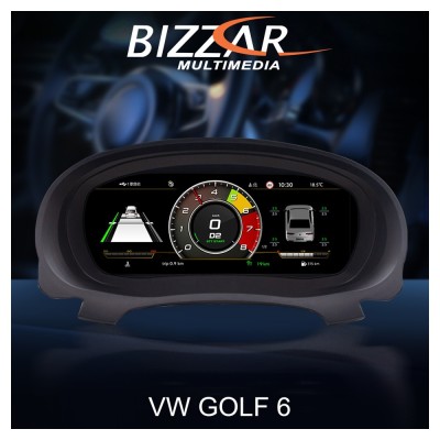 Bizzar Digital Cluster VW GOLF6 Digital HD LCD Instrument Cluster 10.25