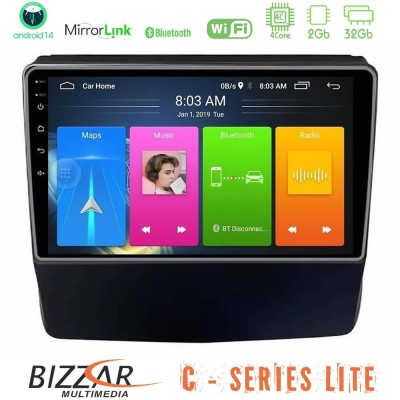 Bizzar C Series Lite 4Core Android14 2+32GB Subaru Forester/Impreza 2018-2021 Navigation Multimedia Tablet 9