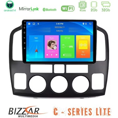 Bizzar C Series Lite 4Core Android14 2+32GB  Suzuki Grand Vitara 2003-2005 Navigation Multimedia Tablet 9