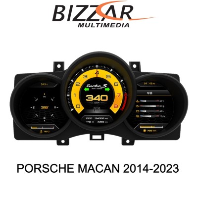 Bizzar Digital Cluster PORSCHE MACAN 2014-2023 Digital HD LCD Instrument Cluster 12.3