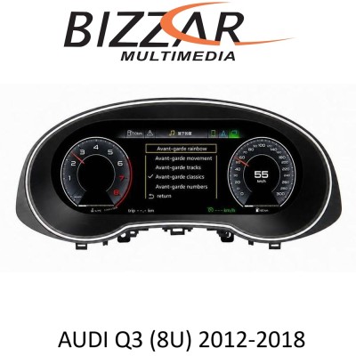 Bizzar Digital Cluster AUDI Q3 (8U) 2012-2018 Digital HD LCD Instrument Cluster 12.3