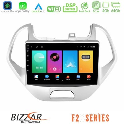 Bizzar F2 Series 8Core Android16 4+64GB Ford KA 2016-2020 Navigation Multimedia Tablet 9