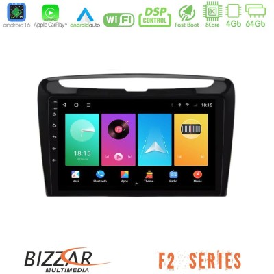 Bizzar F2 Series 8Core Android16 4+64GB Lancia Ypsilon 2011-2015 Navigation Multimedia Tablet 9