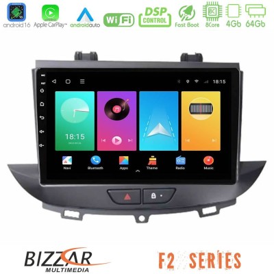 Bizzar F2 Series 8Core Android16 4+64GB Opel Grandland/Crossland X Navigation Multimedia Tablet 9