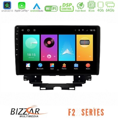 Bizzar F2 Series 8Core Android16 4+64GB Renault Kangoo / Nissan Townstar 2022-> Navigation Multimedia Tablet 10