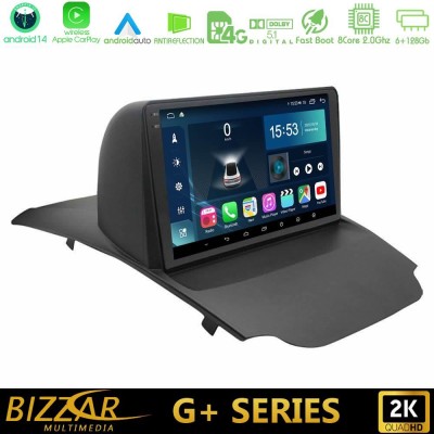 Bizzar G+ Series Ford Ecosport 2014-2017 8core Android14 6+128GB Navigation Multimedia Tablet 9