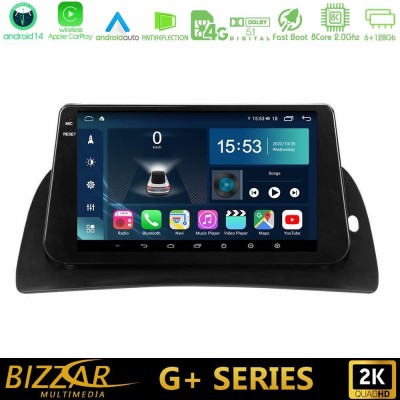 Bizzar G+ Series Renault Kangoo 2013-2018/Nissan NV250 2019 - 2022 8Core Android14 6+128GB Navigation Multimedia Tablet 9