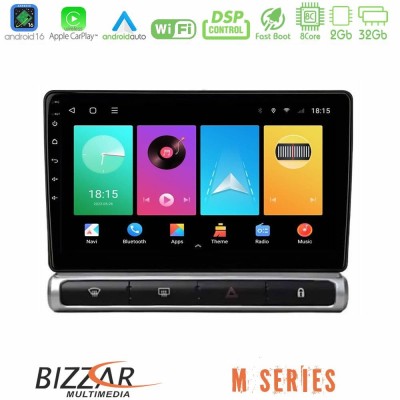 Bizzar M Series 8Core Android16 2+32GB  Citroen C3 2016-> Navigation Multimedia Tablet 9