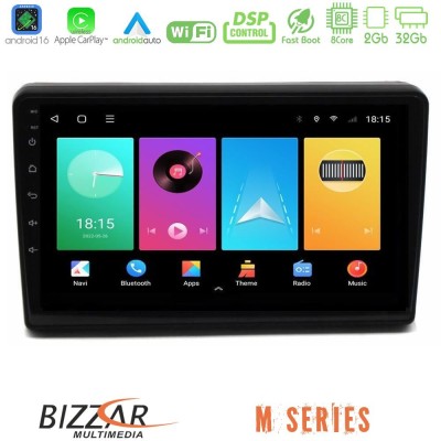 Bizzar M Series 8Core Android16 2+32GB Citroen C5 2008-2019 Navigation Multimedia Tablet 10