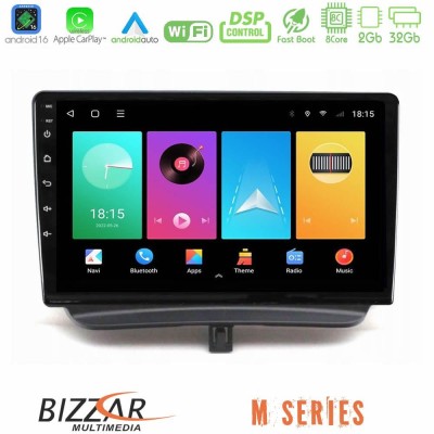 Bizzar M Series 8Core Android16 2+32GB  Ford Courier 2015-2023 Navigation Multimedia Tablet 9