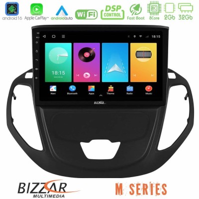 Bizzar M Series 8Core Android16 2+32GB  Ford Courier 2015-2023 Navigation Multimedia Tablet 9
