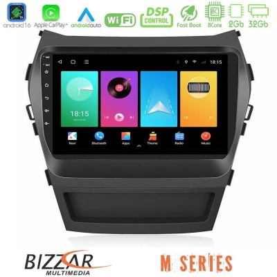 Bizzar M Series 8Core Android16 2+32GB Hyundai iX45 2012-2017 Navigation Multimedia Tablet 9