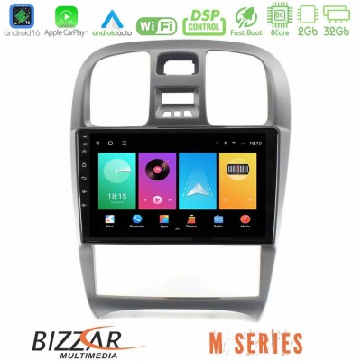 Bizzar M Series 8Core Android16 2+32GB Hyundai Sonata 2001-2005 Navigation Multimedia Tablet 9