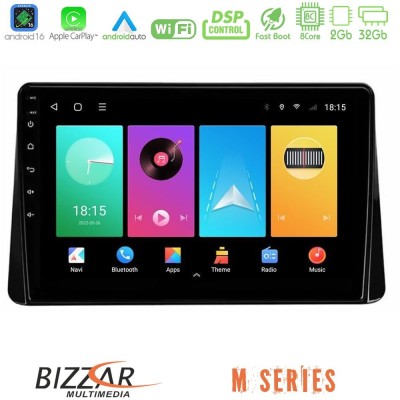 Bizzar M Series 8Core Android16 2+32GB Mitsubishi Eclipse Cross 2018-2023 Navigation Multimedia Tablet 10