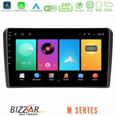 Bizzar M Series 8Core Android16 2+32GB Mitsubishi Outlander 2002 – 2007 Navigation Multimedia Tablet 10
