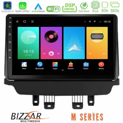 Bizzar M Series 8Core Android16 2+32GB  Mazda 2 2014-2021 Navigation Multimedia Tablet 9