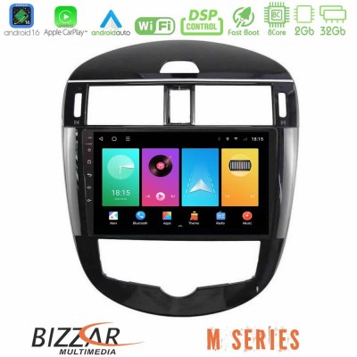 Bizzar M Series 8Core Android16 2+32GB  Nissan Pulsar 2015-2018 Navigation Multimedia Tablet 9