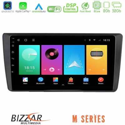 Bizzar M Series 8Core Android16 2+32GB  Skoda Octavia 2004-2012 Navigation Multimedia Tablet 9