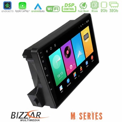 Bizzar M Series 8Core Android16 2+32GB Ssangyong Actyon/Kyron 2005-2014 Navigation Multimedia Tablet 9