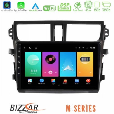 Bizzar M Series 8Core Android16 2+32GB  Suzuki Celerio 2014-2020 Navigation Multimedia Tablet 9
