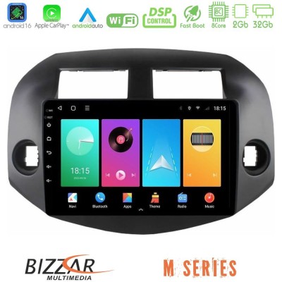 Bizzar M Series 8Core Android16 2+32GB  Toyota Rav4 2006-2012 Navigation Multimedia Tablet 10